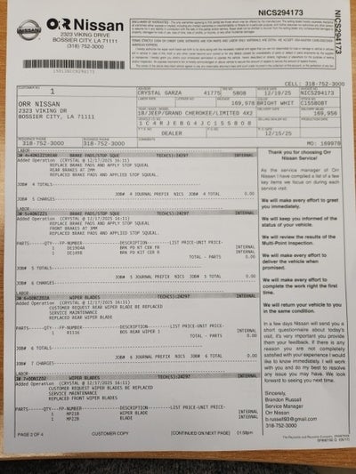 2018 Jeep Grand Cherokee Limited