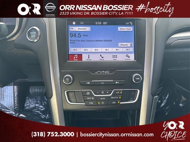 2019 Ford Fusion SE