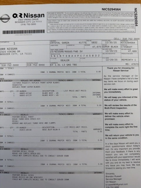 2023 Nissan Rogue SV