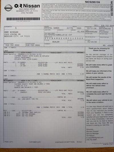2024 Toyota Corolla LE