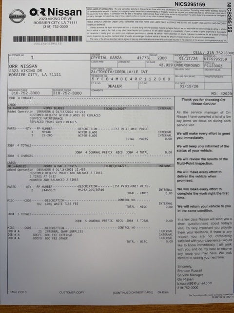 2024 Toyota Corolla LE