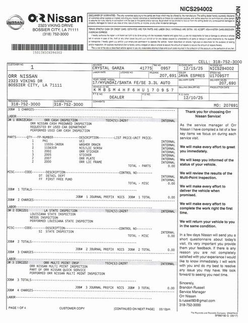 2017 Hyundai Santa Fe SE